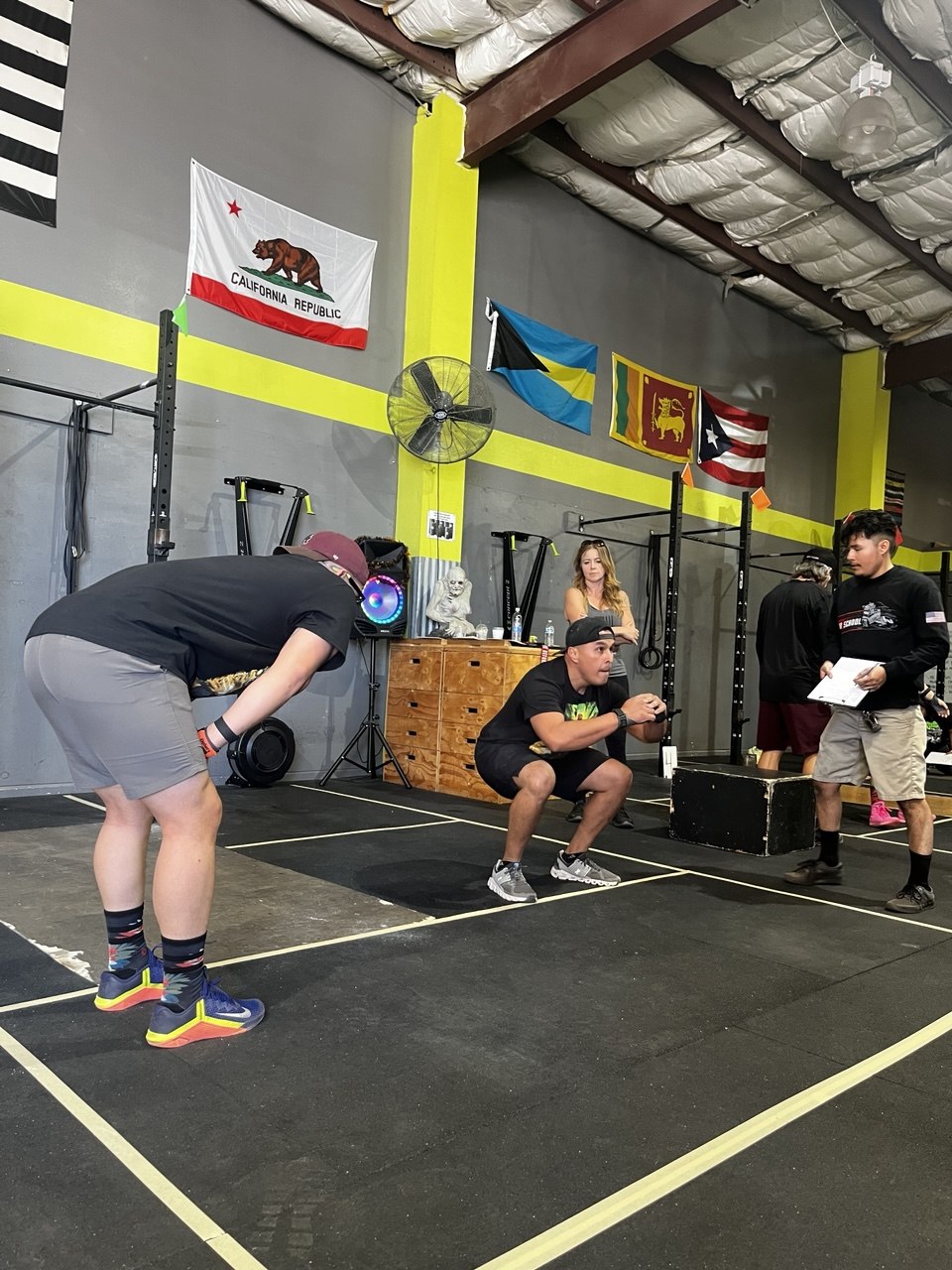 Doomsday 2023 kettlebell squat with judge