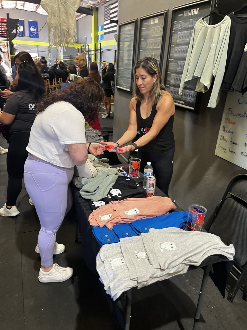 Doomsday 2023 event merch table