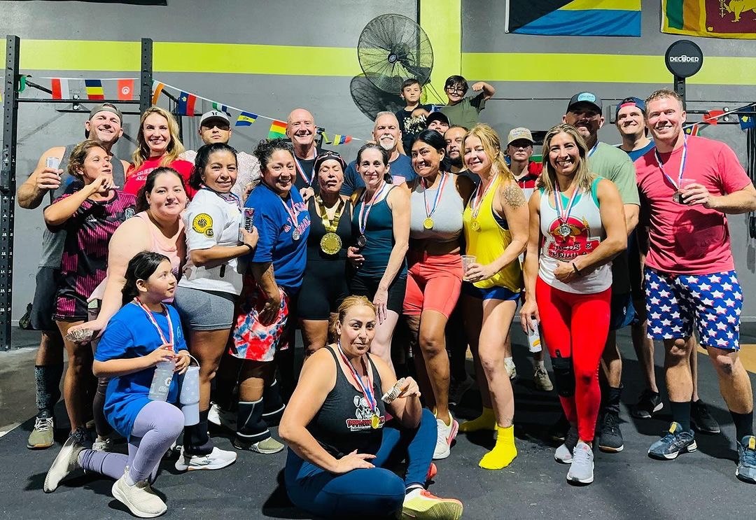 First Friday team medal photo